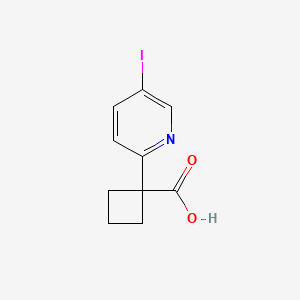 molecular formula C10H10INO2 B1445301 1-(5-碘吡啶-2-基)环丁烷羧酸 CAS No. 1257637-94-7