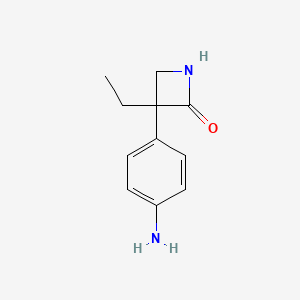 3-(p-Aminophenyl)-3-ethyl-2-azetidinone