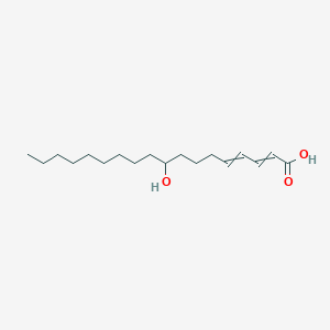 9-Hydroxyoctadeca-2,4-dienoic acid