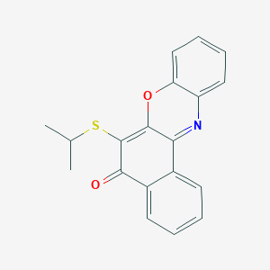 6-[(Propan-2-yl)sulfanyl]-5H-benzo[a]phenoxazin-5-one