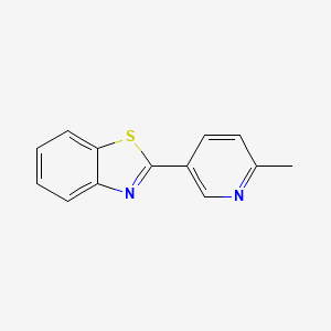 2-(6-Methylpyridin-3-yl)-1,3-benzothiazole