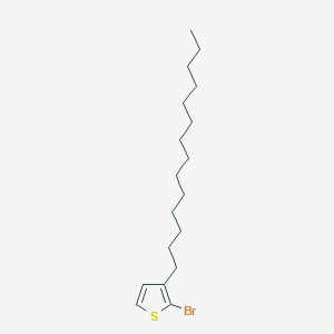 molecular formula C18H31BrS B1445339 2-Bromo-3-tetradecylthiophene CAS No. 500199-09-7