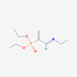 Diethyl [(3E)-3-(ethylimino)prop-1-en-2-yl]phosphonate