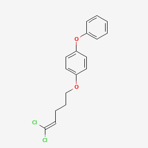 1-[(5,5-Dichloropent-4-EN-1-YL)oxy]-4-phenoxybenzene