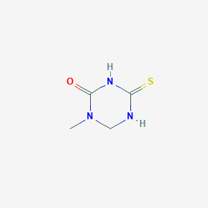 1-Methyl-4-sulfanylidene-1,3,5-triazinan-2-one