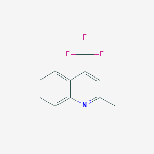 molecular formula C11H8F3N B14453437 2-Methyl-4-(trifluoromethyl)quinoline CAS No. 76068-40-1