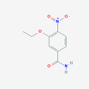 molecular formula C9H10N2O4 B1445344 3-Ethoxy-4-nitrobenzamide CAS No. 917909-46-7