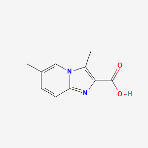molecular formula C10H10N2O2 B1445347 3,6-Dimethylimidazo[1,2-a]pyridine-2-carboxylic acid CAS No. 1159833-34-7