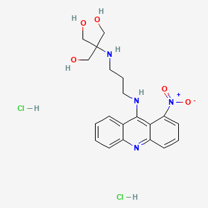 1-Nitro-9-(trihydroxymethyl)-methylaminopropylamino-acridine dihydrochloride