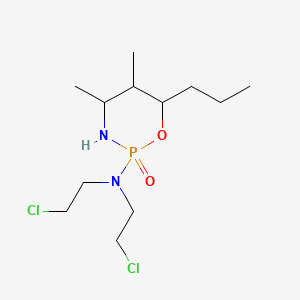 2H-1,3,2-Oxazaphosphorine, tetrahydro-2-(bis(2-chloroethyl)amino)-4,5-dimethyl-6-propyl-, 2-oxide