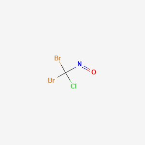 molecular formula CBr2ClNO B14453592 Methane, dibromochloronitroso- CAS No. 73411-13-9