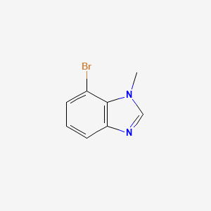 molecular formula C8H7BrN2 B1445375 7-溴-1-甲基-1H-苯并[d]咪唑 CAS No. 1233542-00-1