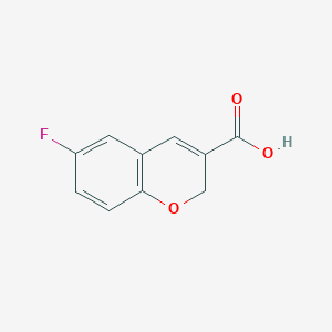 molecular formula C10H7FO3 B1445378 6-fluoro-2H-chromene-3-carboxylic acid CAS No. 452076-93-6