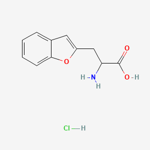 B1445383 2-Amino-3-(1-benzofuran-2-yl)propanoic acid hydrochloride CAS No. 206353-28-8
