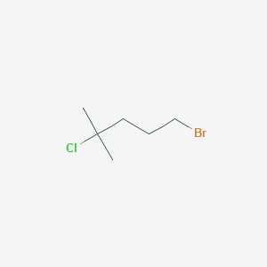 molecular formula C6H12BrCl B14453871 1-Bromo-4-chloro-4-methylpentane CAS No. 77078-69-4