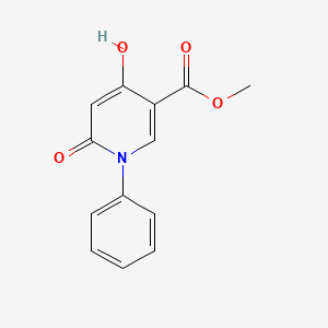 B1445395 Methyl 4-hydroxy-6-oxo-1-phenyl-1,6-dihydropyridine-3-carboxylate CAS No. 80421-15-4