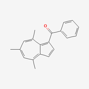 molecular formula C20H18O B14453982 Phenyl(4,6,8-trimethylazulen-1-yl)methanone CAS No. 75059-54-0