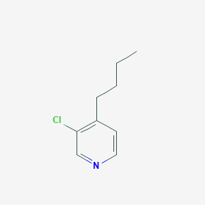 molecular formula C9H12ClN B14454001 4-Butyl-3-chloropyridine CAS No. 77332-86-6