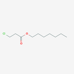 molecular formula C10H19ClO2 B14454002 Heptyl 3-chloropropanoate CAS No. 74306-04-0