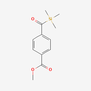 Benzoic acid, 4-[(trimethylsilyl)carbonyl]-, methyl ester