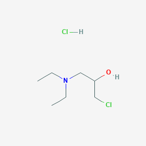 1-Chloro-3-(diethylamino)propan-2-ol;hydrochloride