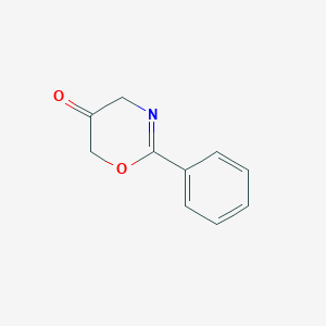 4H-1,3-Oxazin-5(6H)-one, 2-phenyl-