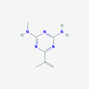 N~2~-Methyl-6-(prop-1-en-2-yl)-1,3,5-triazine-2,4-diamine