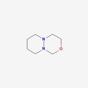 1H-Pyridazino(1,2-c)(1,3,4)oxadiazine, hexahydro-