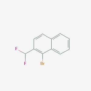 molecular formula C11H7BrF2 B1445415 1-Bromo-2-(difluoromethyl)naphthalene CAS No. 925441-52-7