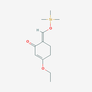 (6E)-3-ethoxy-6-(trimethylsilyloxymethylidene)cyclohex-2-en-1-one