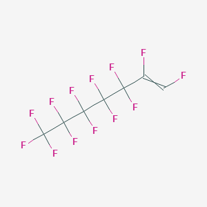 molecular formula C7HF13 B14454224 1H-Perfluoro-1-heptene 