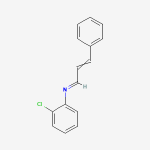 (1E)-N-(2-Chlorophenyl)-3-phenylprop-2-en-1-imine