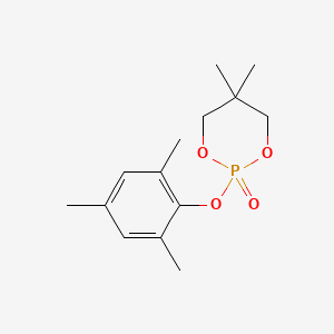 1,3,2-Dioxaphosphorinane, 5,5-dimethyl-2-(2,4,6-trimethylphenoxy)-, 2-oxide