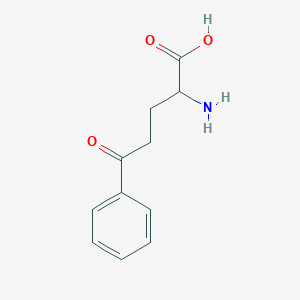 molecular formula C11H13NO3 B1445430 2-氨基-5-氧代-5-苯基戊酸 CAS No. 1595014-12-2