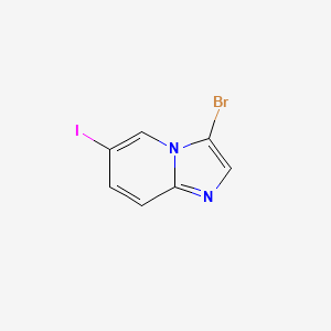 B1445439 3-Bromo-6-iodoimidazo[1,2-A]pyridine CAS No. 1146615-52-2