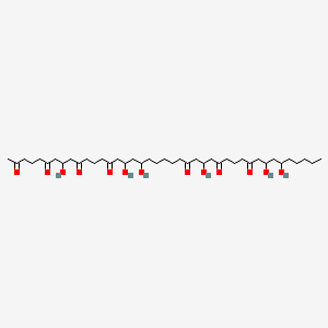 2,6,10,14,24,28,32-Hentetracontaneheptone, 8,16,18,26,34,36-hexahydroxy-