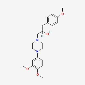 4-(3,4-Dimethoxyphenyl)-alpha-(p-methoxybenzyl)-1-piperazineethanol