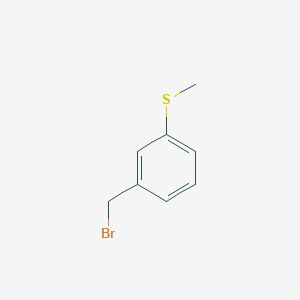 B1445443 Benzene, 1-(bromomethyl)-3-(methylthio)- CAS No. 90532-01-7