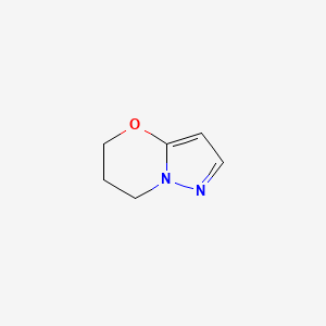 B1445444 6,7-dihydro-5H-pyrazolo[5,1-b][1,3]oxazine CAS No. 1383675-84-0