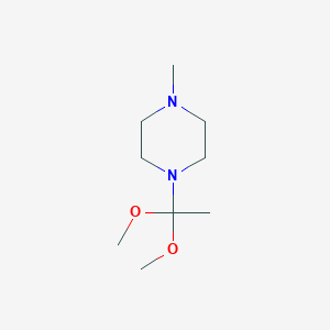 1-(1,1-Dimethoxyethyl)-4-methylpiperazine