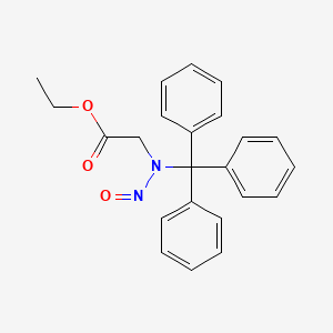 Ethyl [nitroso(triphenylmethyl)amino]acetate