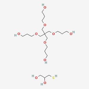 3-[3-(3-Hydroxypropoxy)-2,2-bis(3-hydroxypropoxymethyl)propoxy]propan-1-ol;3-sulfanylpropane-1,2-diol