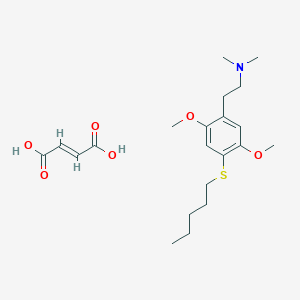 B144545 N,N-Dimethyl-2-(2,5-dimethoxy-4-(pentylthio)phenyl)ethylamine maleate CAS No. 129658-18-0