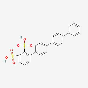 3-[4-(4-Phenylphenyl)phenyl]benzene-1,2-disulfonic acid