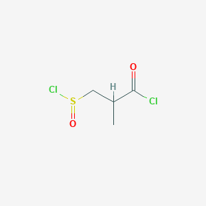 3-(Chlorosulfinyl)-2-methylpropanoyl chloride