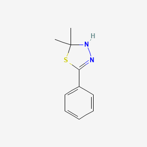 2,2-Dimethyl-5-phenyl-2,3-dihydro-1,3,4-thiadiazole