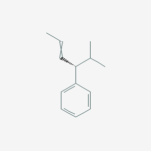 molecular formula C13H18 B14454582 [(3S)-2-methylhex-4-en-3-yl]benzene CAS No. 78019-45-1