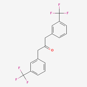 1,3-Bis[3-(trifluoromethyl)phenyl]propan-2-one