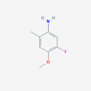 B1445465 5-Fluoro-4-methoxy-2-methylaniline CAS No. 1263299-46-2