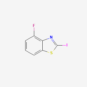 molecular formula C7H3FINS B1445467 4-氟-2-碘苯并[d]噻唑 CAS No. 1188077-59-9
